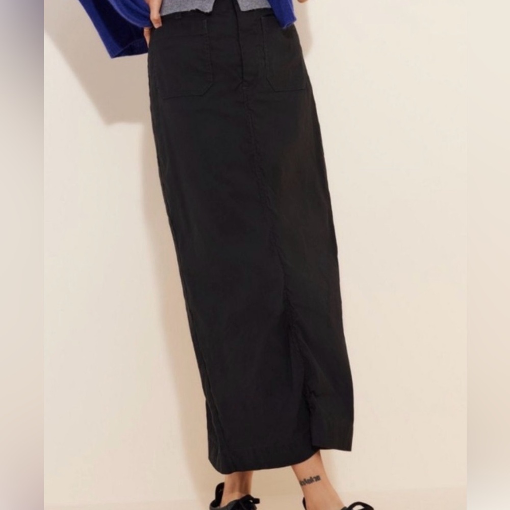 Maeve Classic Black Maxi Skirt